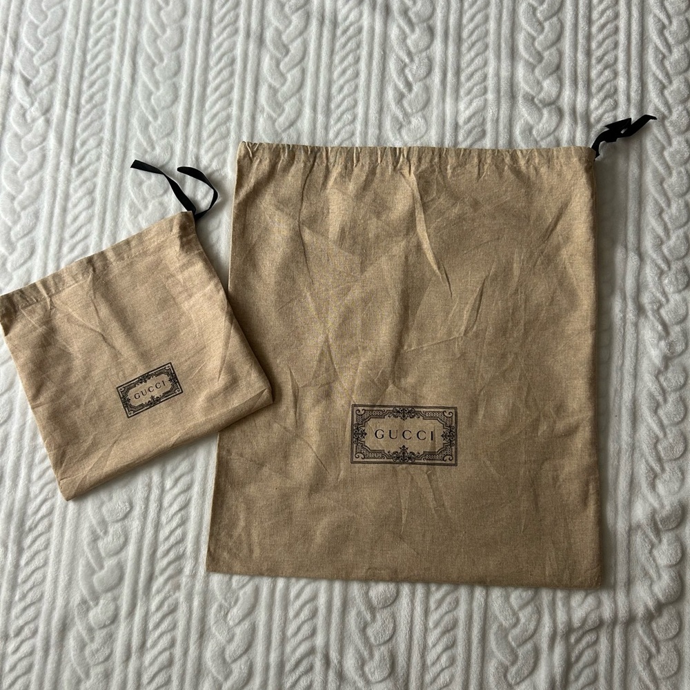 Gucci Dust Bags Set - Authentic Storage Pouches